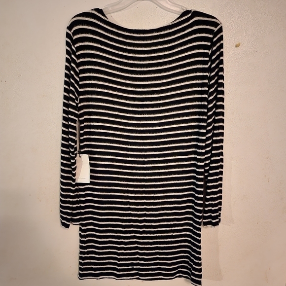 Hye Park and Lune Stripe Black White Dress Size 1/S NWT - Picture 2 of 12